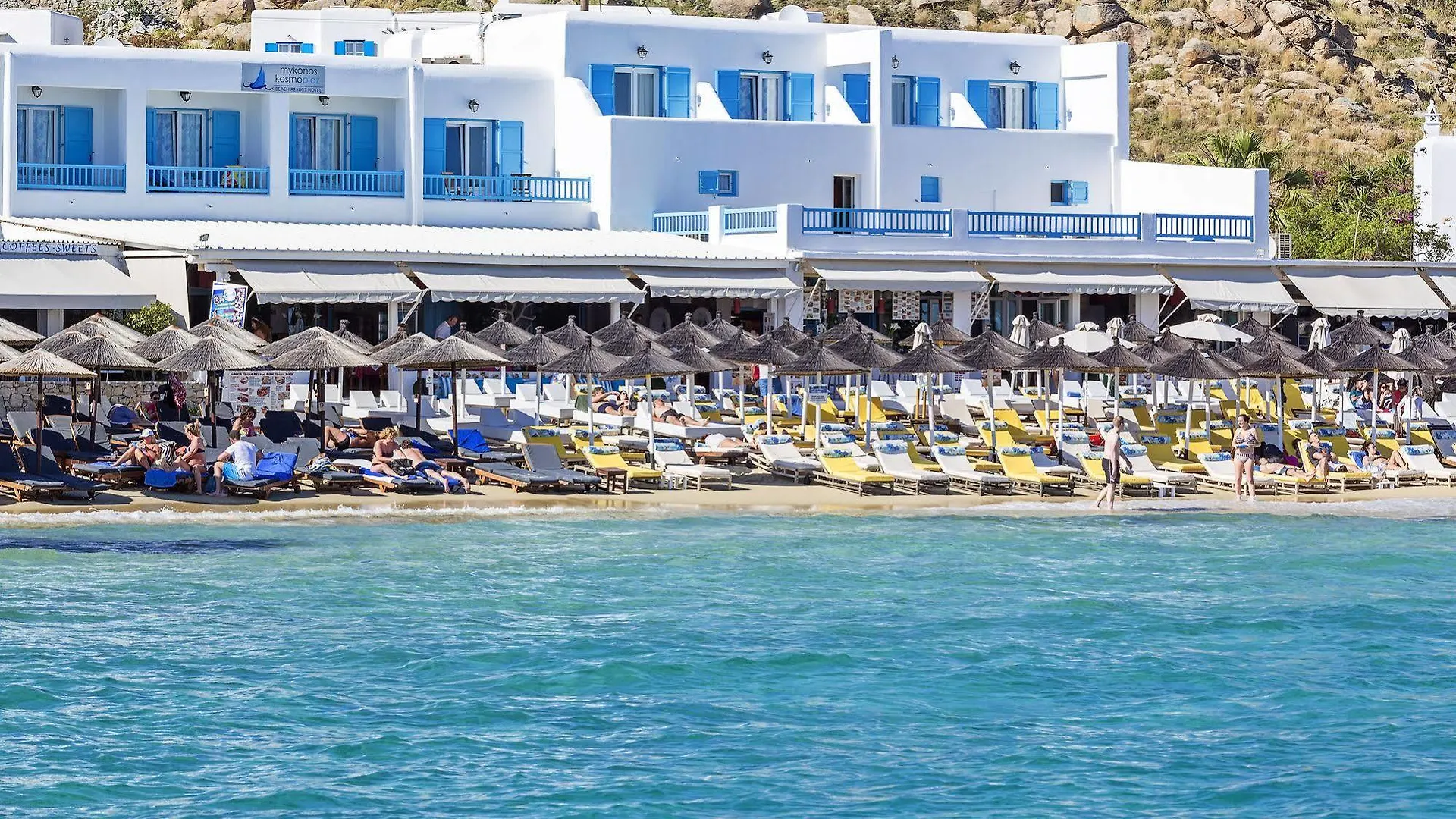 Mykonos Kosmoplaz Beach Resort Hotel Mykonos Town